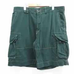 W39/古着 ラルフローレン ショート ブランド カーゴ パンツ ショーツ メンズ 90年代 90s コットン 緑【spe】 26may08のサムネイル