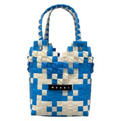 marni カゴバッグ ハート トートバッグ ブルー ミニバッグ マーケット marni カゴバッグ ハート トートバッグ ブルー ミニバッグ マーケット