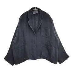 veritecoeur Button-less Jacket VC-1670L リネン ボタンレス ジャケット チャコールグレー レディース ヴェリテクール【中古】6-0516M∞のサムネイル