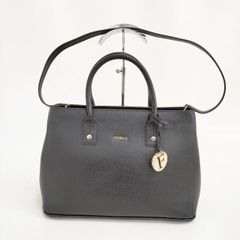 極美品✨FURLA リンダ 2way トートバッグ 冠婚葬祭 黒 通勤 - メルカリ