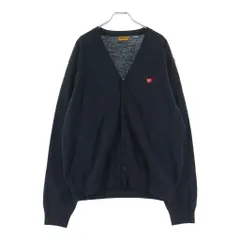 HUMAN MADE (ヒューマンメイド) 25AW HEART BADGE KNIT CARDIGAN ハート バッジ ウール ニットカーディガン グレー HM30CS046のサムネイル
