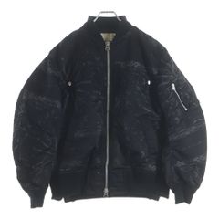 sacai dr.woo サカイ ドクターウー コラボ MA-1 バンダナ柄 - メルカリ
