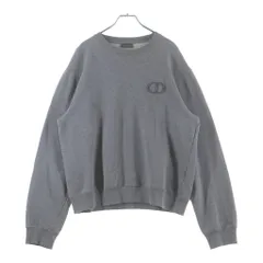 Christian Dior (クリスチャンディオール) CD ICON EMBROIDERED SWEAT CREW CDアイコンロゴ刺繍スウェットトレーナー グレー 113J699A0531のサムネイル