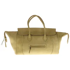 CELINE (セリーヌ) LUGGAGE ラゲージ スエードカーフスキン ハンドバッグ ショルダーバッグ