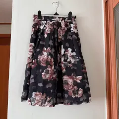チェック フラワー オーガンザ スカートのサムネイル