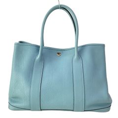 エルメス ガーデンパーティ 30／TPM ネゴンダ ブルー系 □Q刻印 - メルカリ