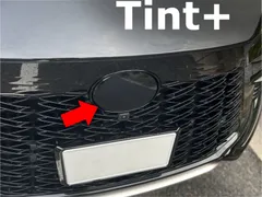 Tint+ 再利用できる エンブレム スモークフィルム 新型 レクサスRX (ブラックスモーク 5％) RX350 RX500h RX450h+ TALA10 TALA15 TALH17 AALH10 AALH15 AALH16のサムネイル