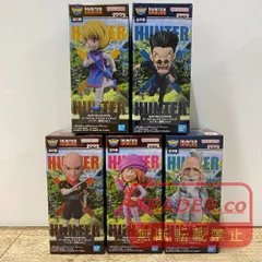 08w16923 HUNTER×HUNTERワールドコレクタブルフィギュア-ハンター試験vol.2  全5種コンプリートセット 中古品  フィギュア