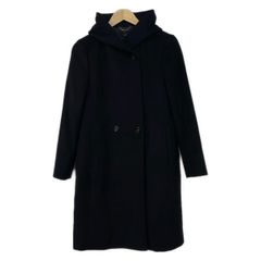 23区✨フーディットコート アンゴラ混ウール ダークネイビー M 38