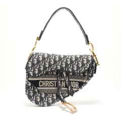 Christian Dior クリスチャンディオール ショルダーバッグ キャンバス サドルバッグ【中古】のサムネイル