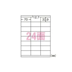 （まとめ） エーワン 屋外でも使えるサインラベルシール ツヤ消しフィルム・ホワイト 31068 5枚入 〔×3セット〕