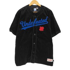 黒色ベースボールシャツ　UNDEFEATED UNDEFEATED ベースボールシャツ グレー Mサイズ - メルカリ