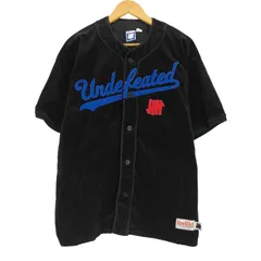 アンディフィーテッド UNDEFEATED CORD S/S BASEBALL JERSEY コーデュロイ ベースボール 半袖 シャツ メンズ JPN：M のサムネイル