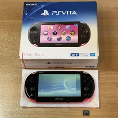5-186 PSVITA PCH-2000 ピンク／ブラック 箱付き 完動品