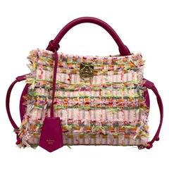 MULBERRY(マルベリー) ハンドバッグ美品  スモール アイリス ピンク×ライトピンク×マルチ レザーのサムネイル