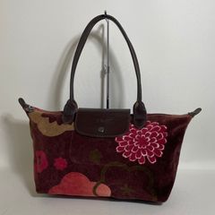 2605-34｜美品｜フルラ トートバッグ レザー ブラック パイソン型押し 