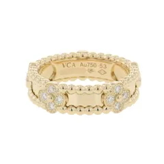 ヴァンクリーフ&アーペル リング ペルレ スウィートクローバー ダイヤモンド 20P 計0.31ct K18YG サイズ53 VCARPJMZ00 指輪のサムネイル