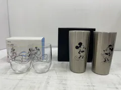 送料無料h14881 Disney ディズニー Francfranc フランフラン ガラス ペア タンブラー ステンレス 食器 まとめ
