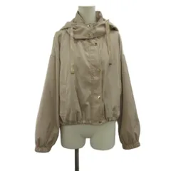 マジェスティックレゴン MAJESTIC LEGON パーカー ブルゾン 上着 S ベージュ 長袖 フード付き 無地 /PP ■ECB001のサムネイル