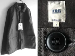 新品タグ付 FOB FACTORY FOBファクトリー FLS003 C/L MOLESKIN COVERALL コットンリネンモールスキン カバーオール ワークジャケット 3/Lのサムネイル