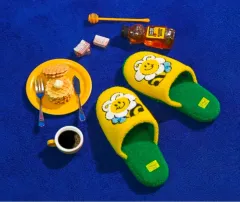 ウィグルウィグル フレンチテリー ホーム スリッパ - Honey Beeのサムネイル