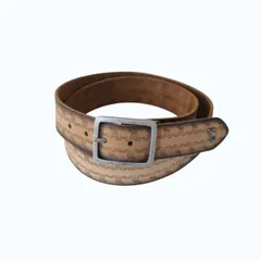 Abercrombie & Fitch アバクロ レザーベルト インド製 薄茶色 38/95 （w-3620507）のサムネイル