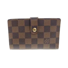 【中古】LOUIS VUITTON ルイ・ヴィトン N61664 ポルトモネ・ビエヴィエノワ ダミエ 二つ折り財布 がま口財布 レディース メンズ 財布 ブラウン ブランドのサムネイル