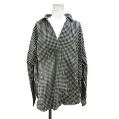BALENCIAGA ボウタイ チェック柄 ブラウス シャツ バレンシアガ - メルカリ