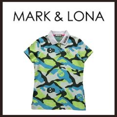 未使用 MARK&LONA（マークアンドロナ） スカルカモフラ ポロシャツ S