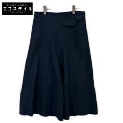 Y's ワイズ YZ-S03-329 ネイビー リネン ロングスカート - メルカリ