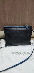 激レア 希少 MCM クロコ型押しフラップ レザートップハンドル 2WAY