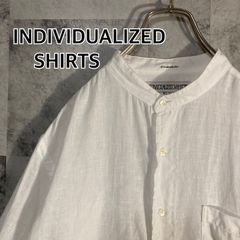 インディヴィジュアライズドシャツ デニムシャツ 15-28 ノーカラー 