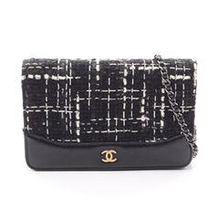 ヴィンテージ♥︎05C希少コレクションCHANELツィード&エナメル♥︎CC