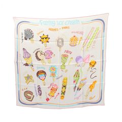 エルメス HERMES カットソー カルトゥッシュ Coloriages de Jour