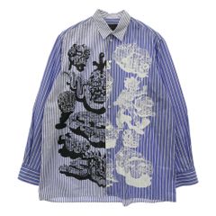 ポールスミス 三浦春馬さん着用 ストライプ コラージュ シャツ Lサイズ