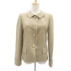 ピエールカルダン Pierre Cardin ステンカラージャケット 上着 ミドル丈 9 ベージュ /SM29 ■ECC004のサムネイル