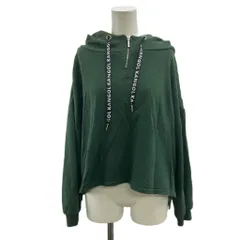 セシルマクビー CECIL McBEE ×カンゴール パーカー プルオーバー M 緑 グリーン スウェット フード付き 長袖 ハーフジップ /PP ■ECA005のサムネイル