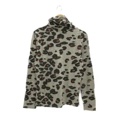 ソニア ソニアリキエル SONIA SONIA RYKIEL Tシャツ カットソー 38 ベージュ レオパード柄 ヒョウ柄 タートルネック 長袖 /YS5 ■ECC002のサムネイル