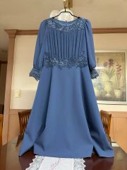 goguriko⭐︎新品 ジュネビビアン ロングドレス スカイブルー レース goguriko様専用⭐︎新品 ジュネビビアン ロングドレス スカイブルー