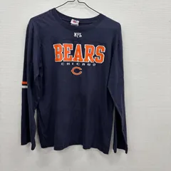 Y736 NFL XL ネイビー/オレンジ  シカゴベアーズ ヴィンテージ長袖Tシャツ ロングスリーブ 古着卸 アメリカ仕入のサムネイル