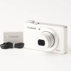 ジャンク キヤノン Canon PowerShot S110 ホワイト 5x ズーム 手ブレ 