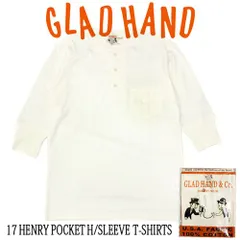 GLADHAND GH-17 ヘンリーネック　ハーフスリーブ　白のサムネイル