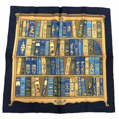 HERMES カレ45 スカーフ Bibliothque 本棚 aq12962 - メルカリ