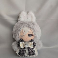 アイナナ モンぬい用リボン付きポシェット&襟付きネクタイ風スタイ