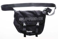 Supreme 25FW Denim Messenger Bag Black - メルカリ