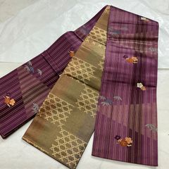 半幅帯 本場筑前博多織 花模様 未仕立て 証紙 美品 - メルカリ