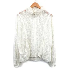 イタリヤ 伊太利屋 総レース ジャケット フルジップ 11 ホワイト 白 /KT18 ■GY49のサムネイル