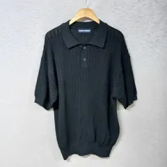 B5-30/NOWANDTOMORROW グレー ニット Tシャツ メンズのサムネイル