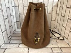 希少・美品】BRADY リュックサック カーキ 巾着型 大容量 廃盤 レア