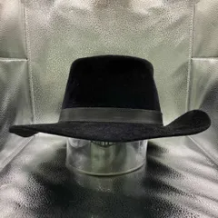 FORSOMEONE ハット RABBIT FUR HAT 78001169 サイズ46 ブラック フォーサムワン